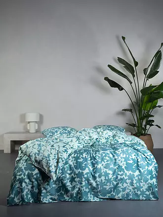 ESSENZA | Satin Bettwäsche SORA 70x90cm/140x200cm Smoke Blue | 